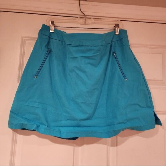 Ruby Rd stretchy blue skirt with shorts built in - Picture 1 of 4